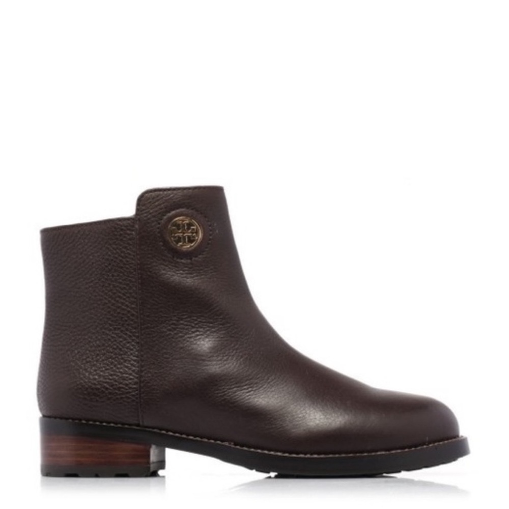 Tory Burch Junction Leather Ankle‎ Boots Size 8 A26